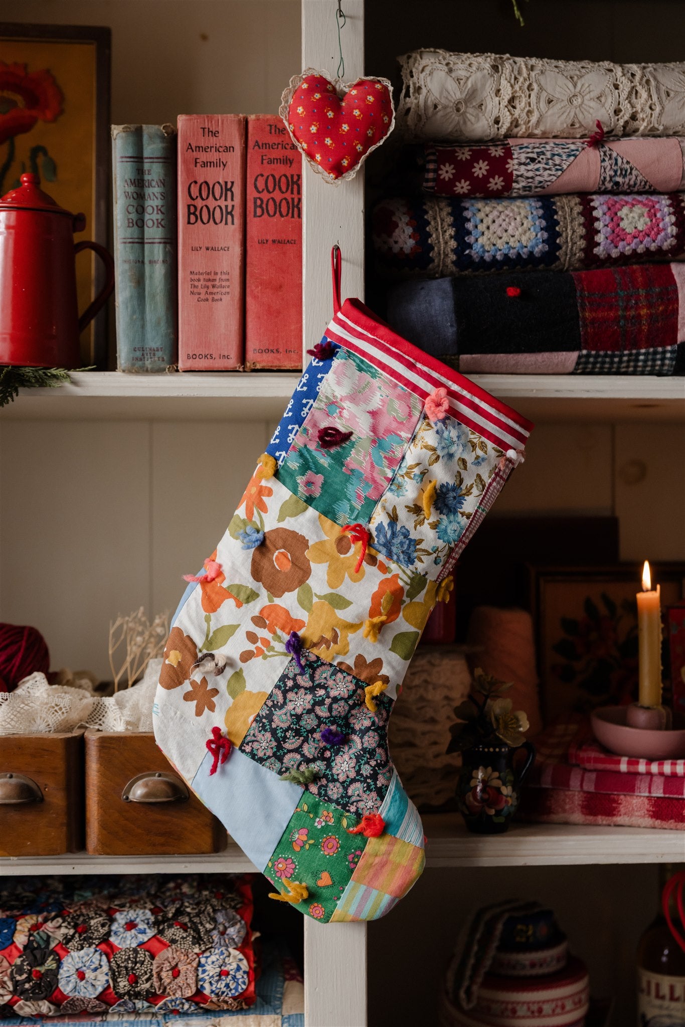 Heirloom Quilt Stocking