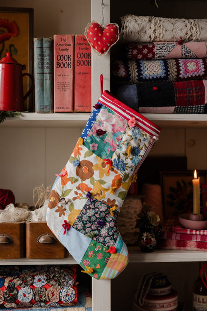 Heirloom Quilt Stocking