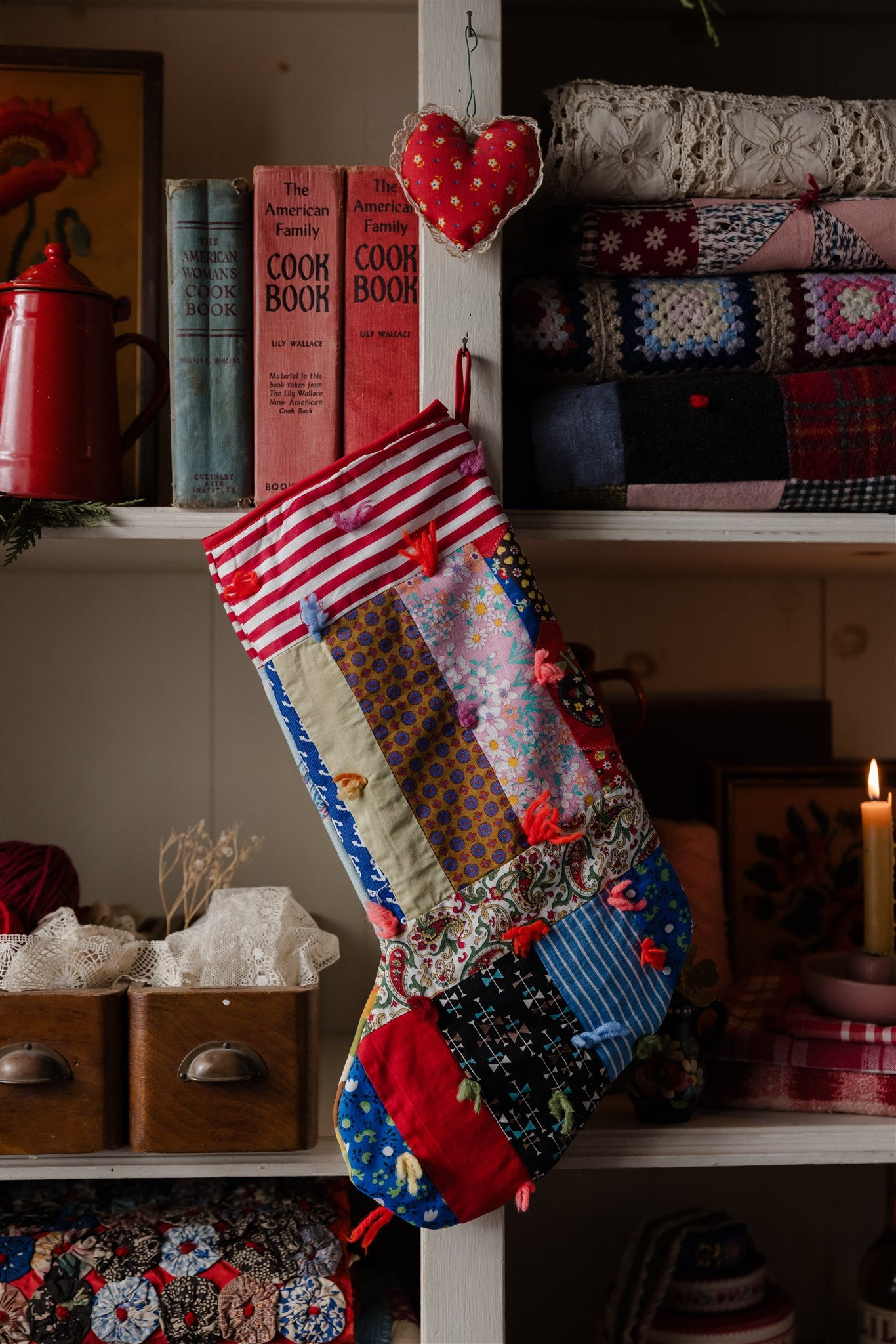 Heirloom Quilt Stocking