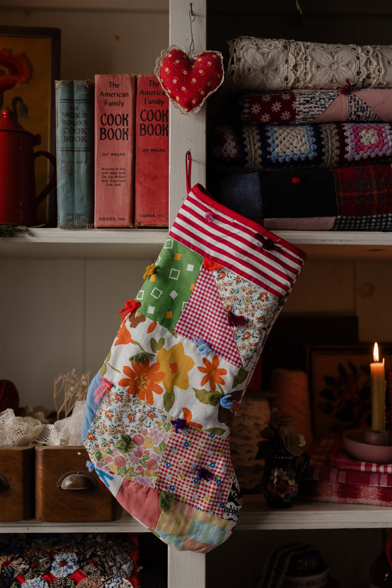 Heirloom Quilt Stocking