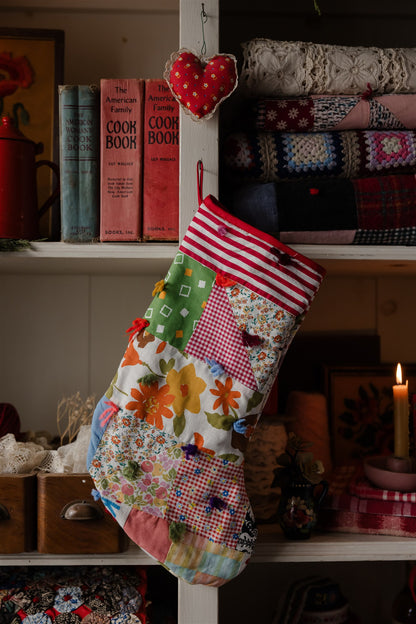 Heirloom Quilt Stocking