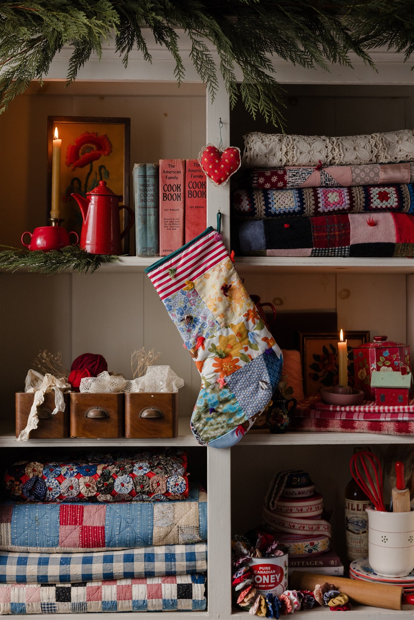 Heirloom Quilt Stocking