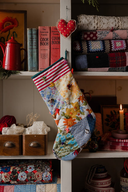 Heirloom Quilt Stocking