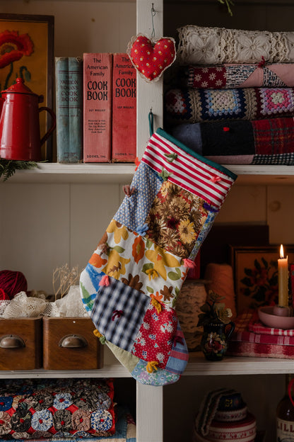 Heirloom Quilt Stocking