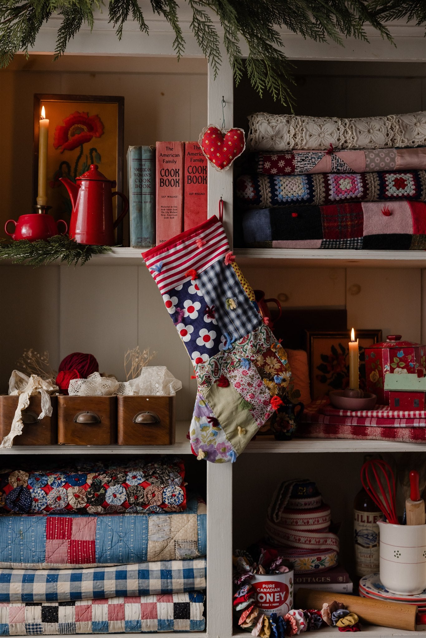 Heirloom Quilt Stocking