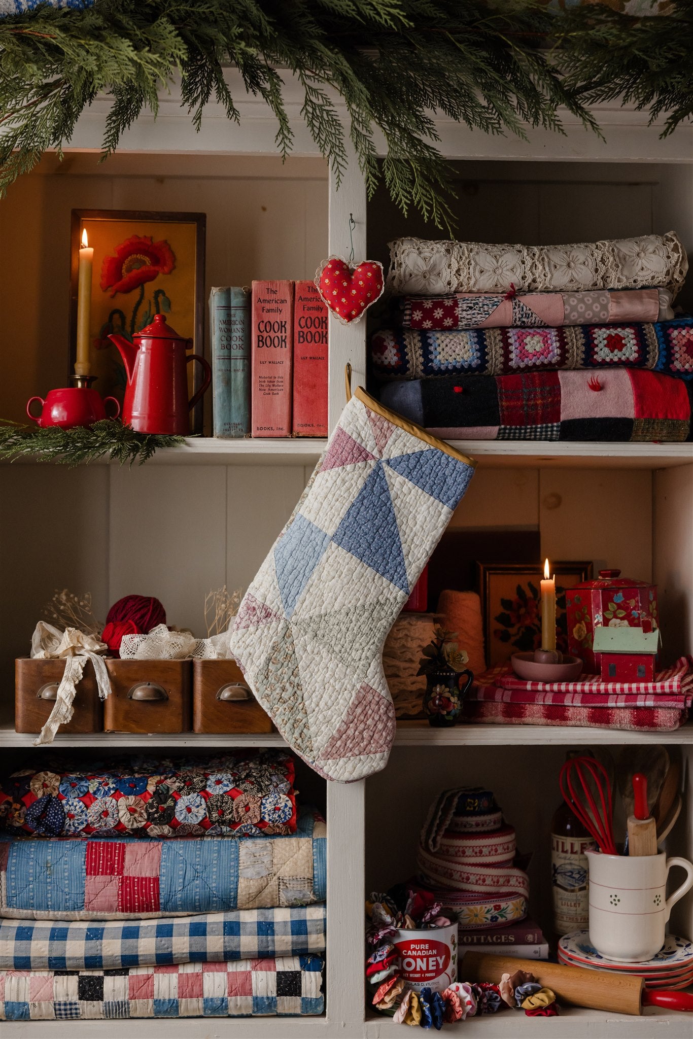 Heirloom Quilt Stocking