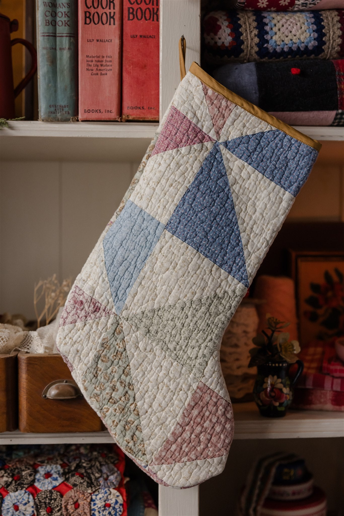 Heirloom Quilt Stocking