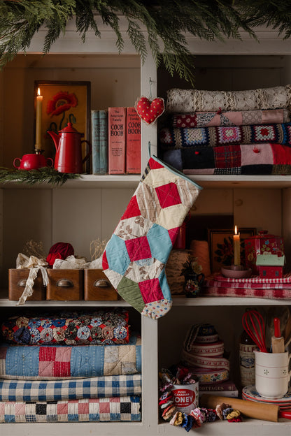 Heirloom Quilt Stocking