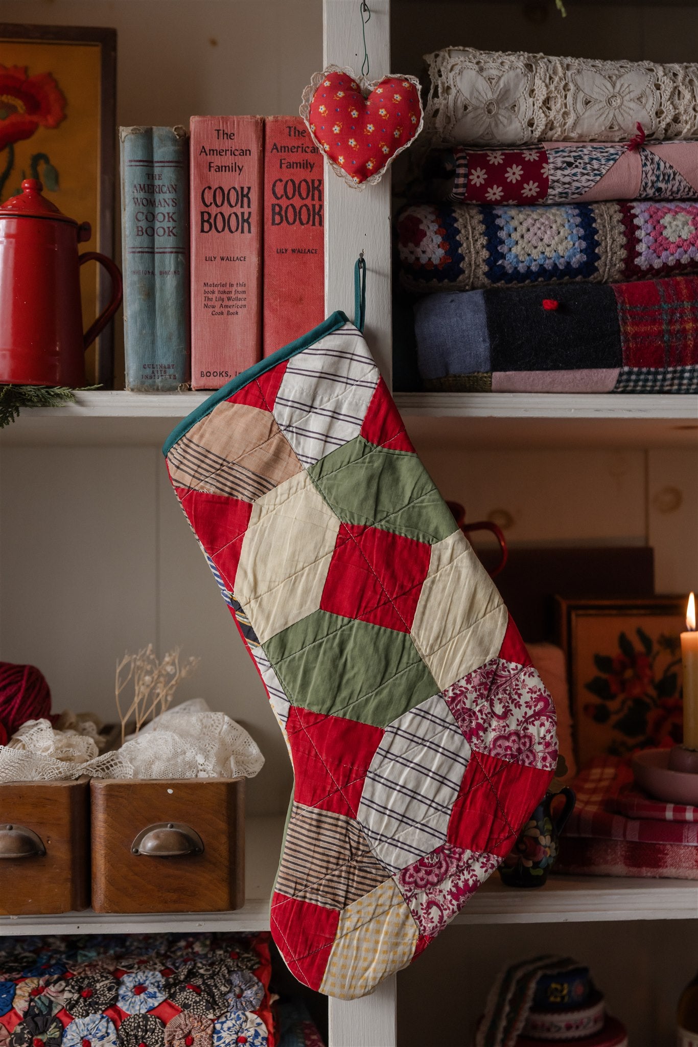 Heirloom Quilt Stocking