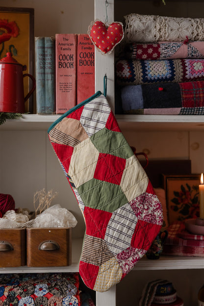 Heirloom Quilt Stocking