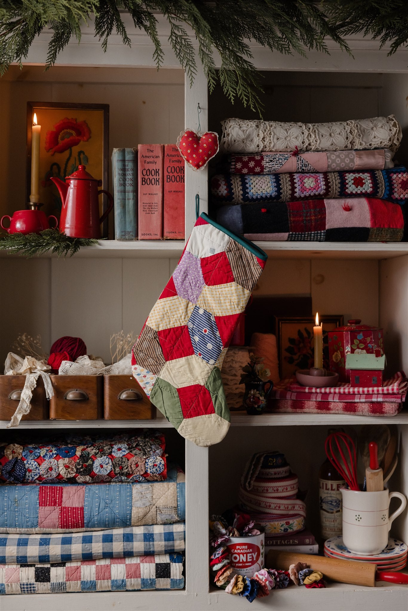 Heirloom Quilt Stocking