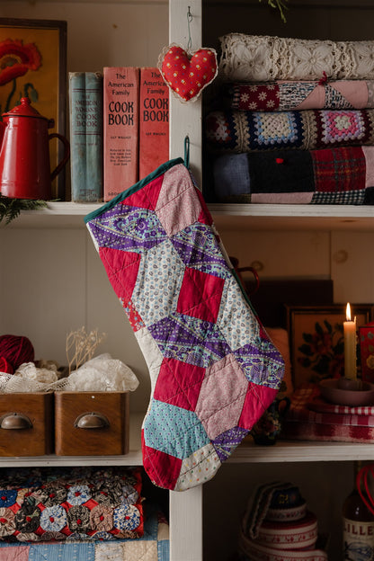 Heirloom Quilt Stocking