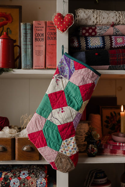 Heirloom Quilt Stocking