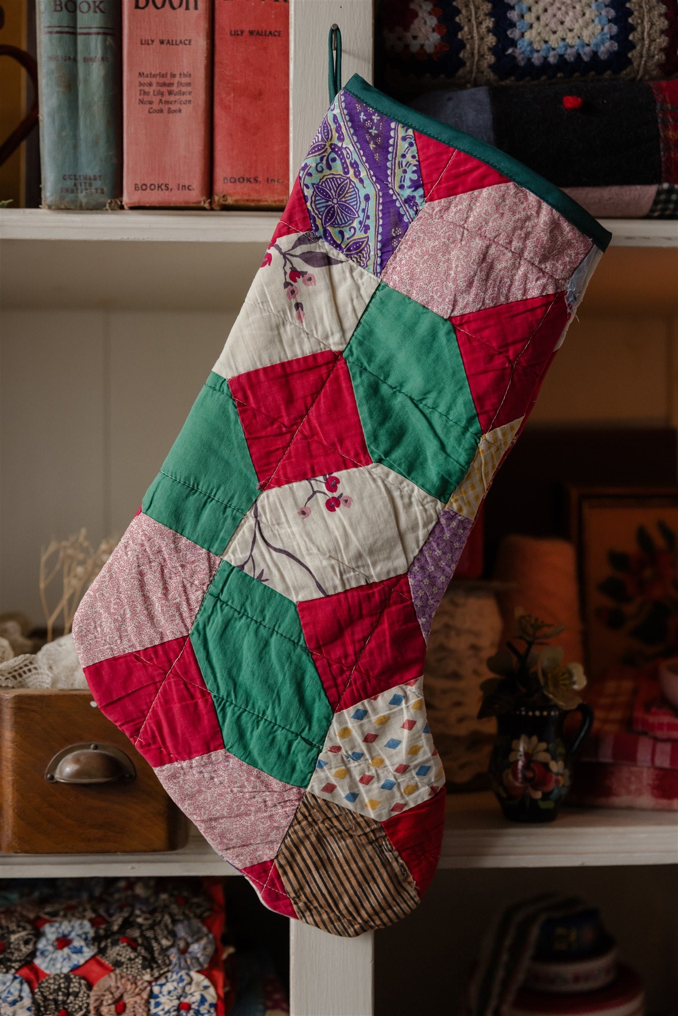 Heirloom Quilt Stocking
