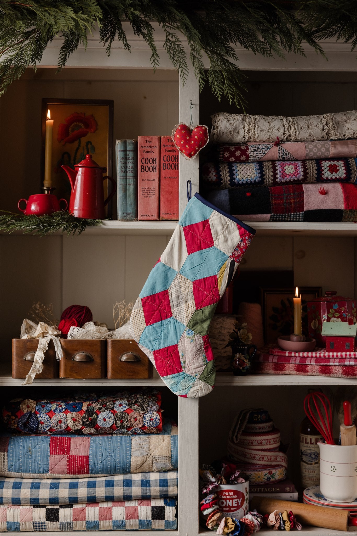 Heirloom Quilt Stocking