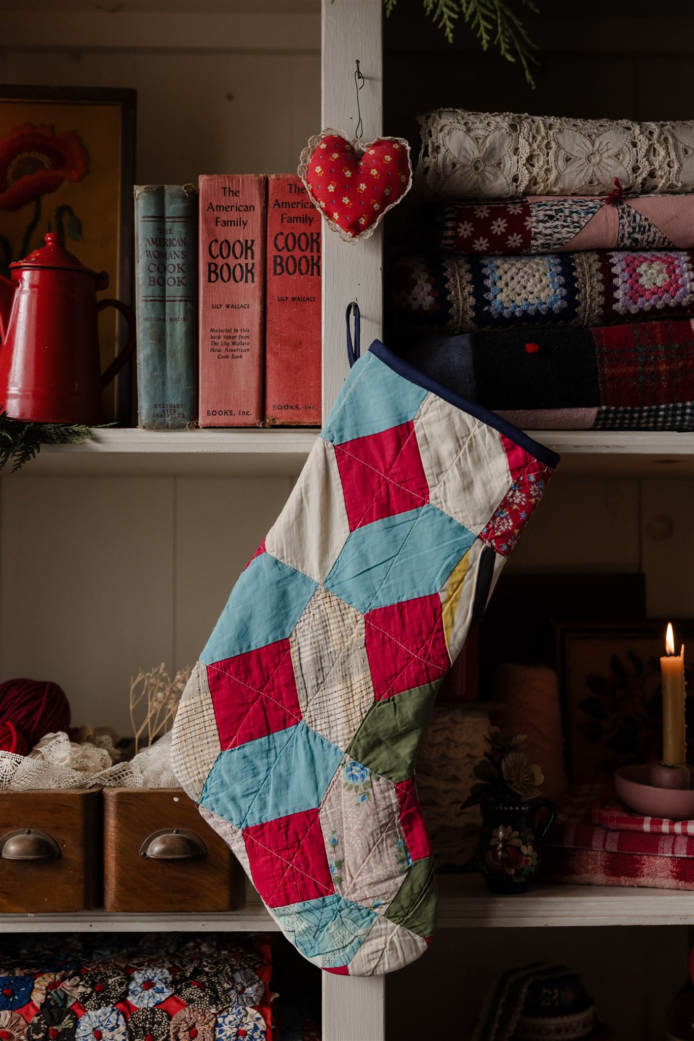 Heirloom Quilt Stocking