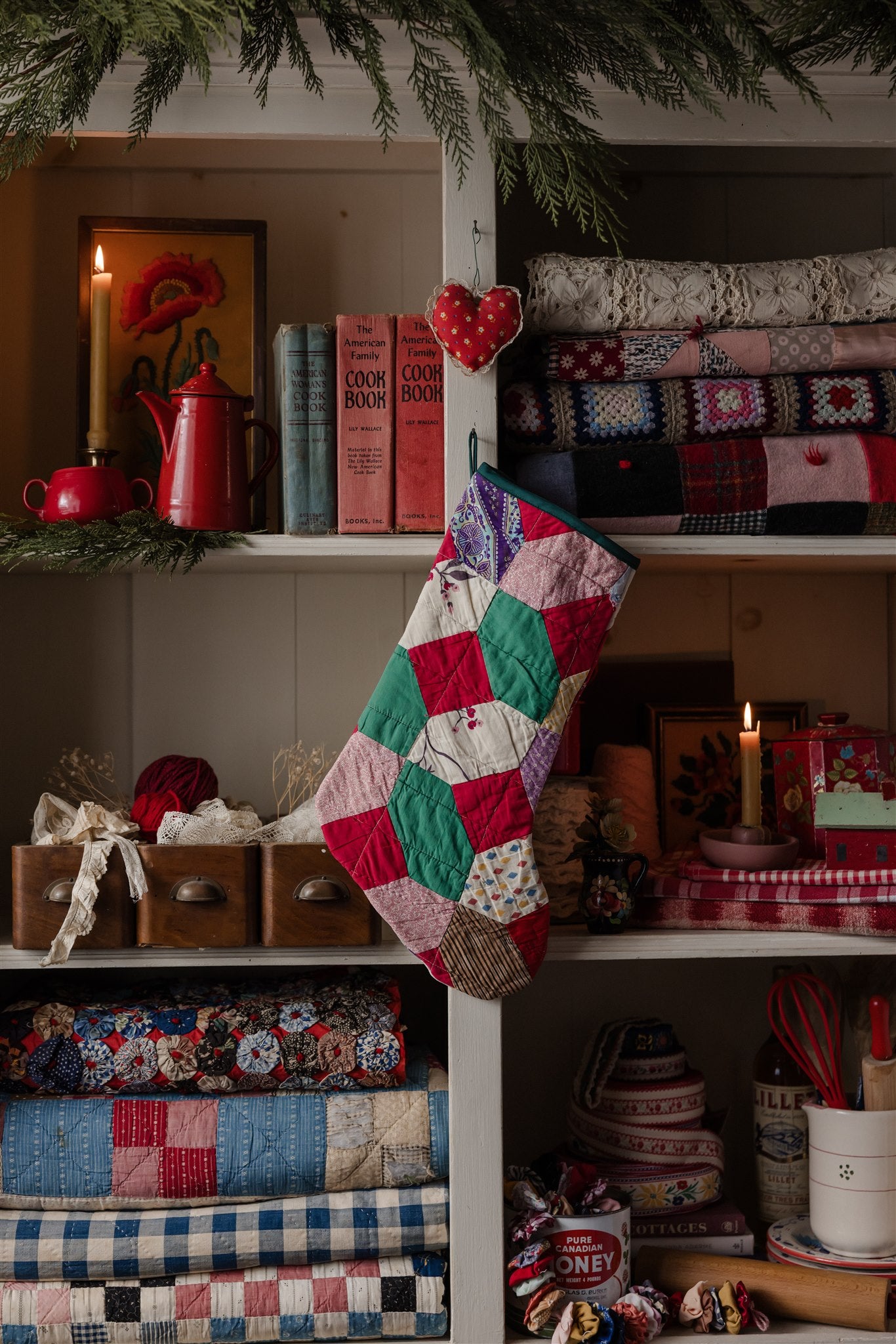 Heirloom Quilt Stocking