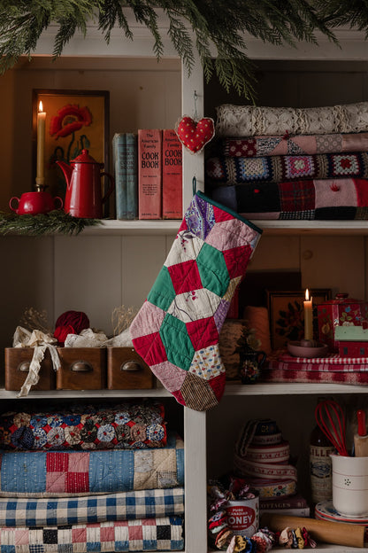 Heirloom Quilt Stocking