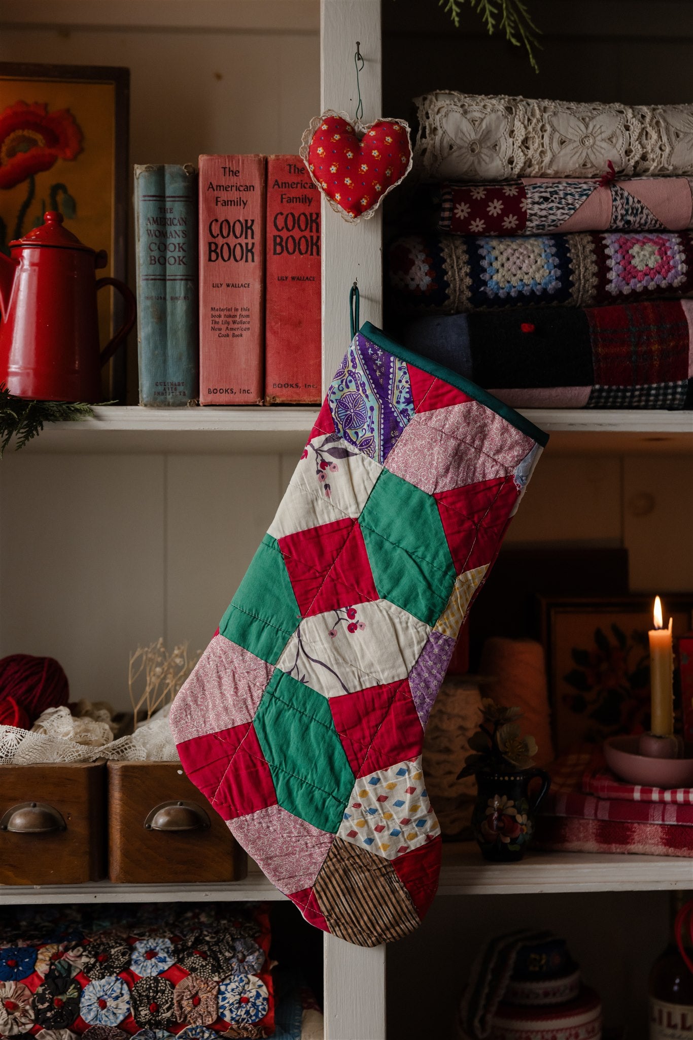 Heirloom Quilt Stocking