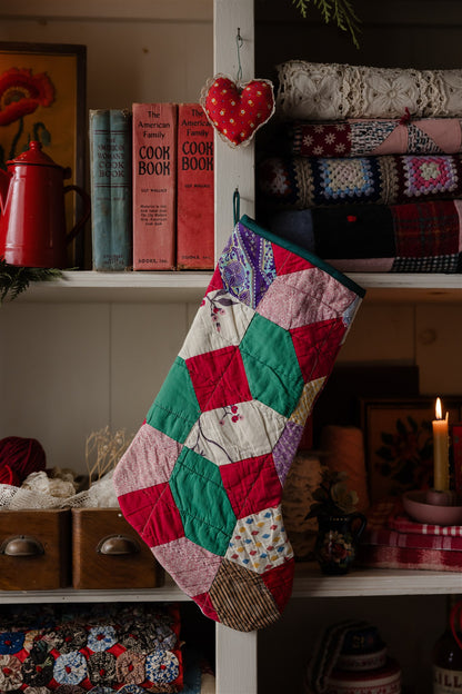 Heirloom Quilt Stocking