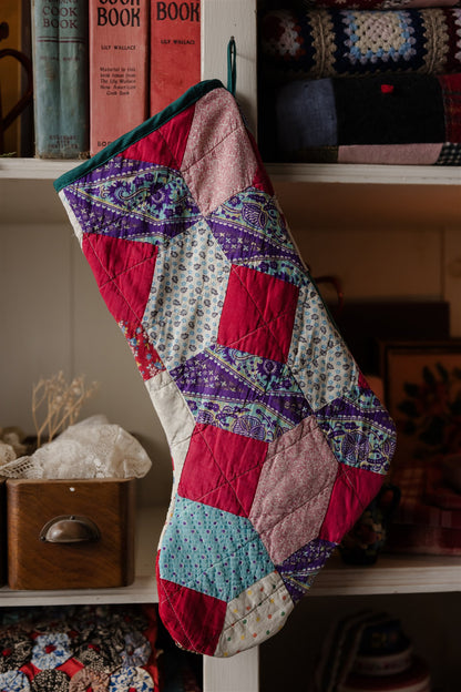 Heirloom Quilt Stocking