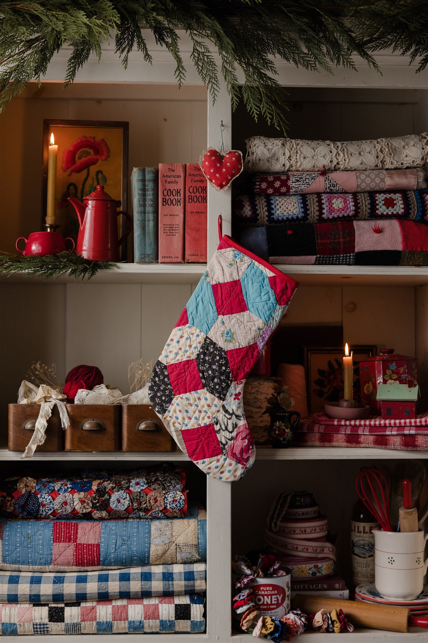 Heirloom Quilt Stocking