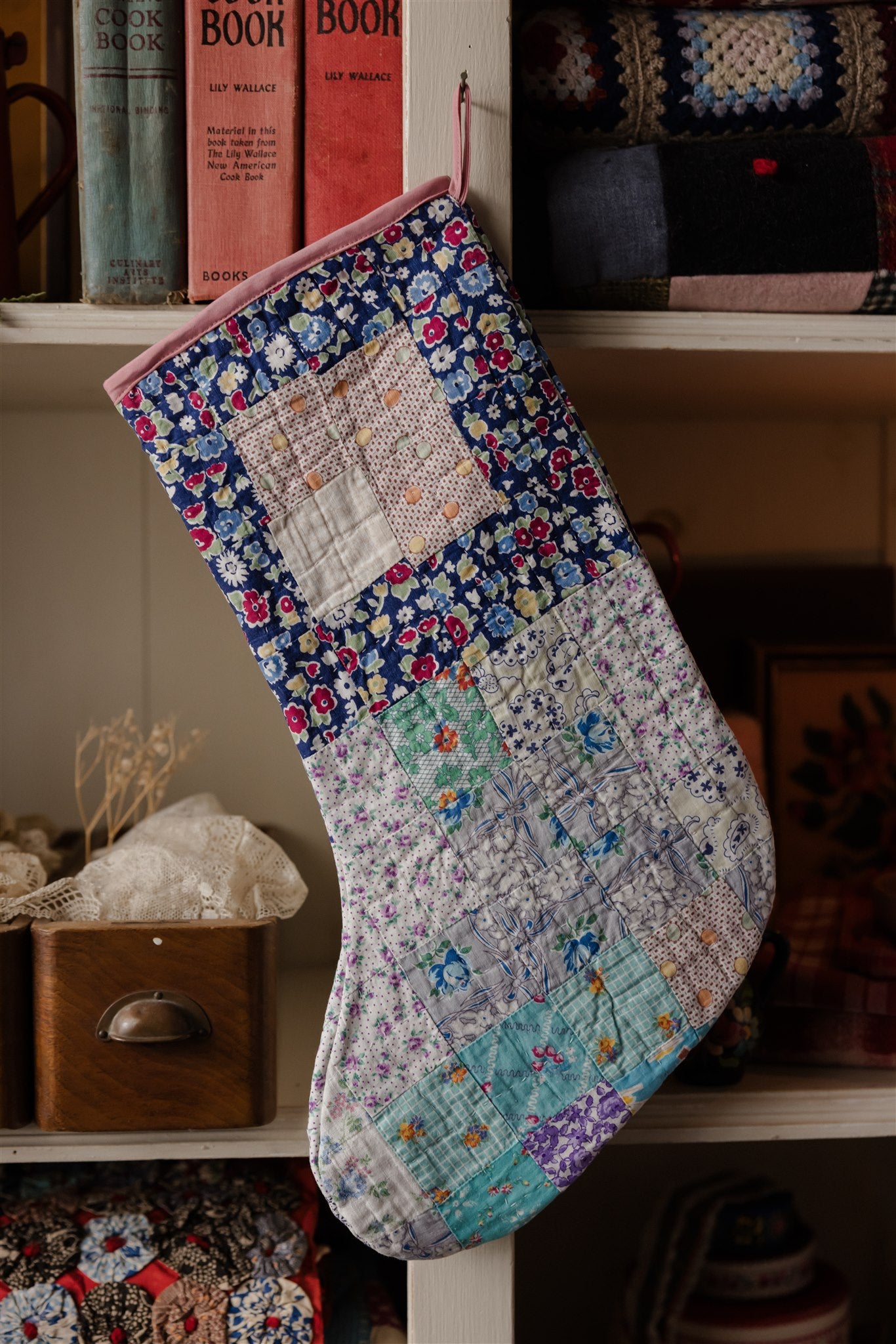Heirloom Quilt Stocking