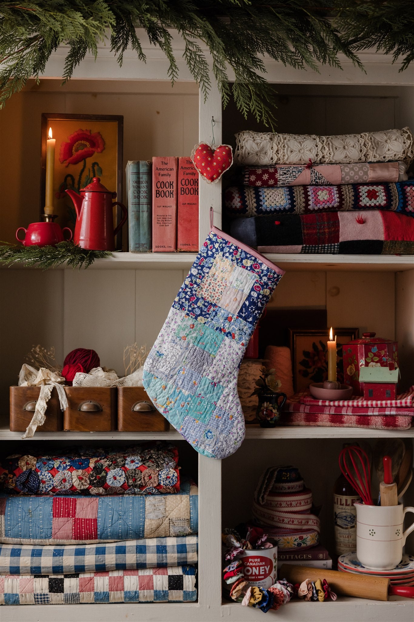 Heirloom Quilt Stocking