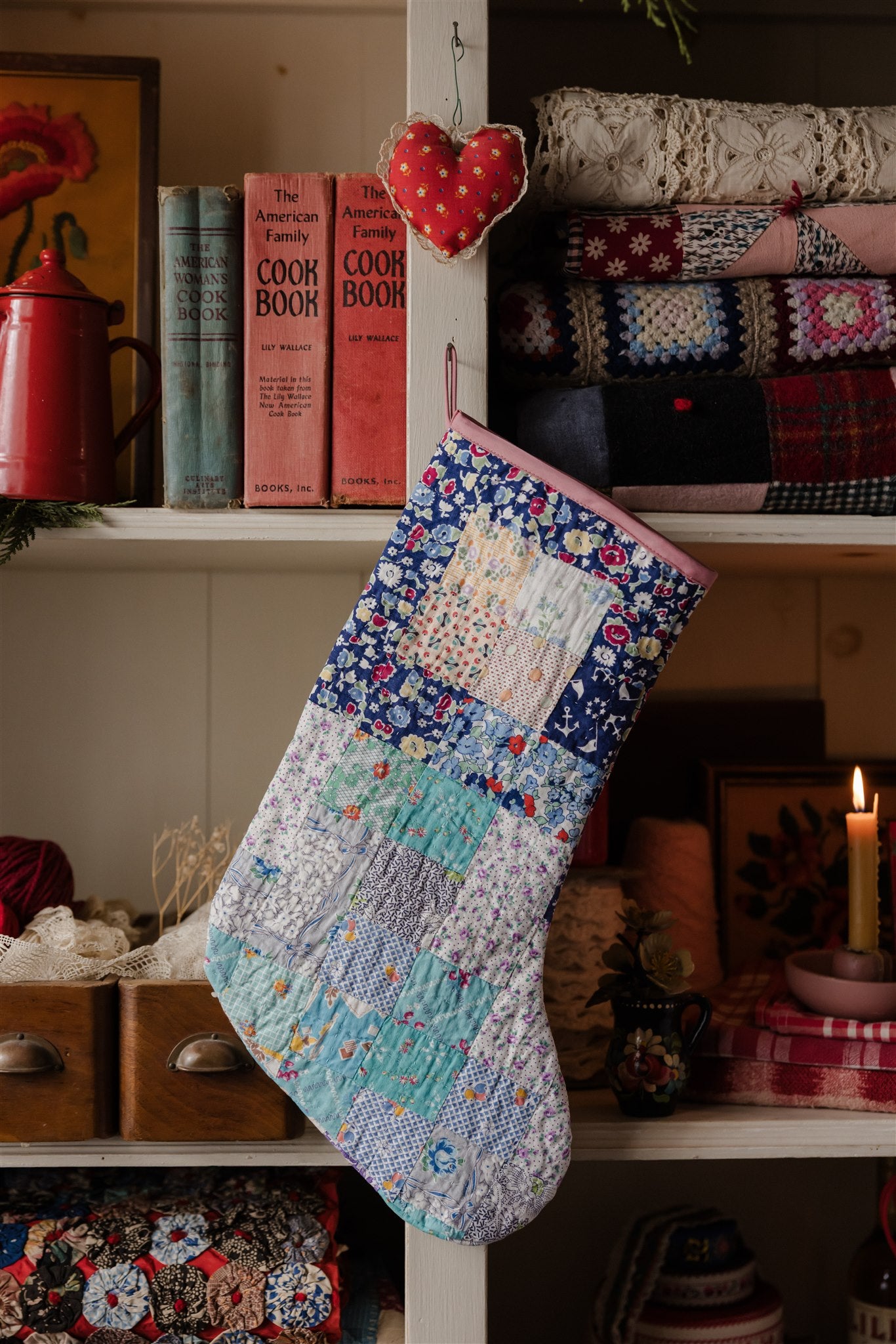 Heirloom Quilt Stocking