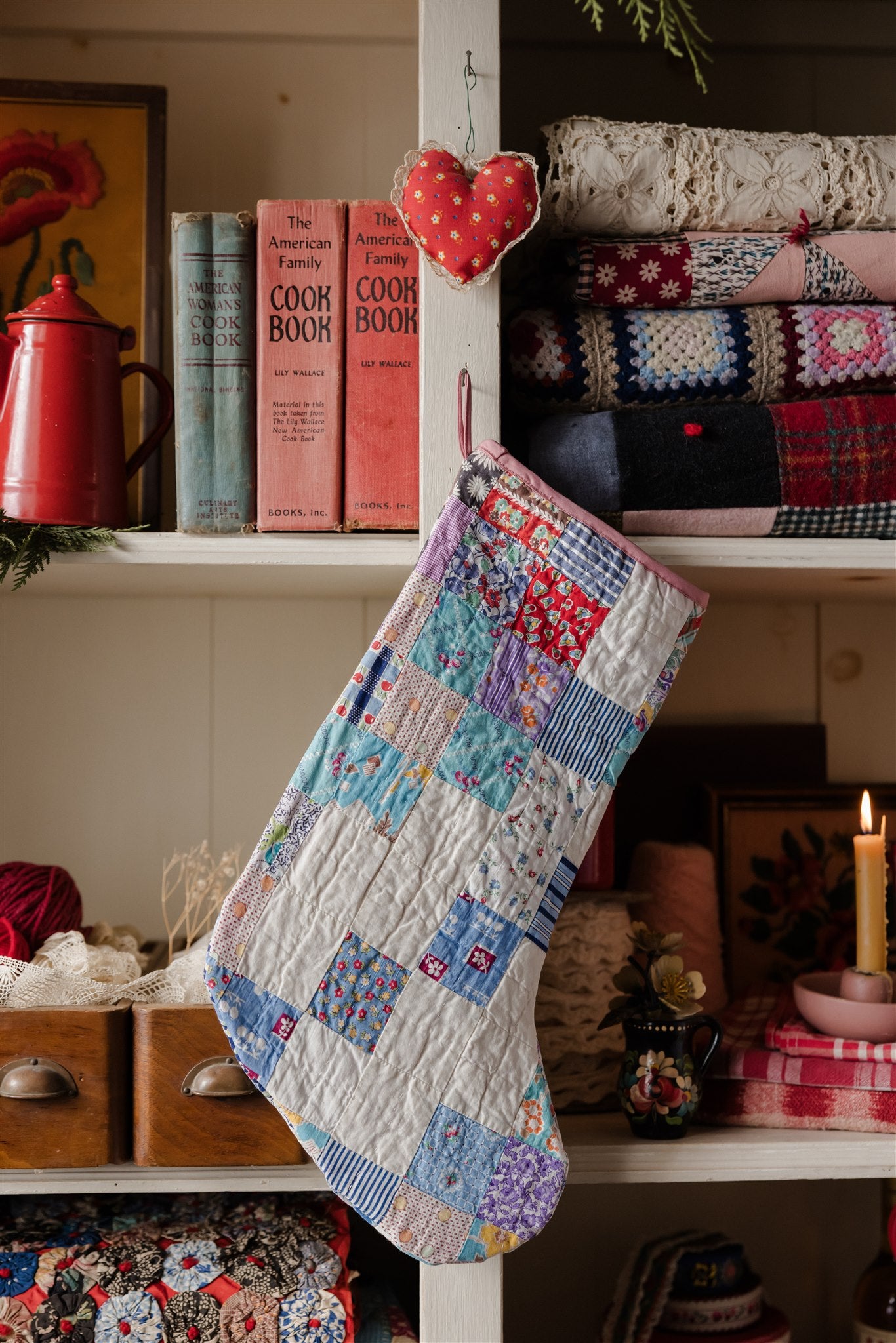 Heirloom Quilt Stocking