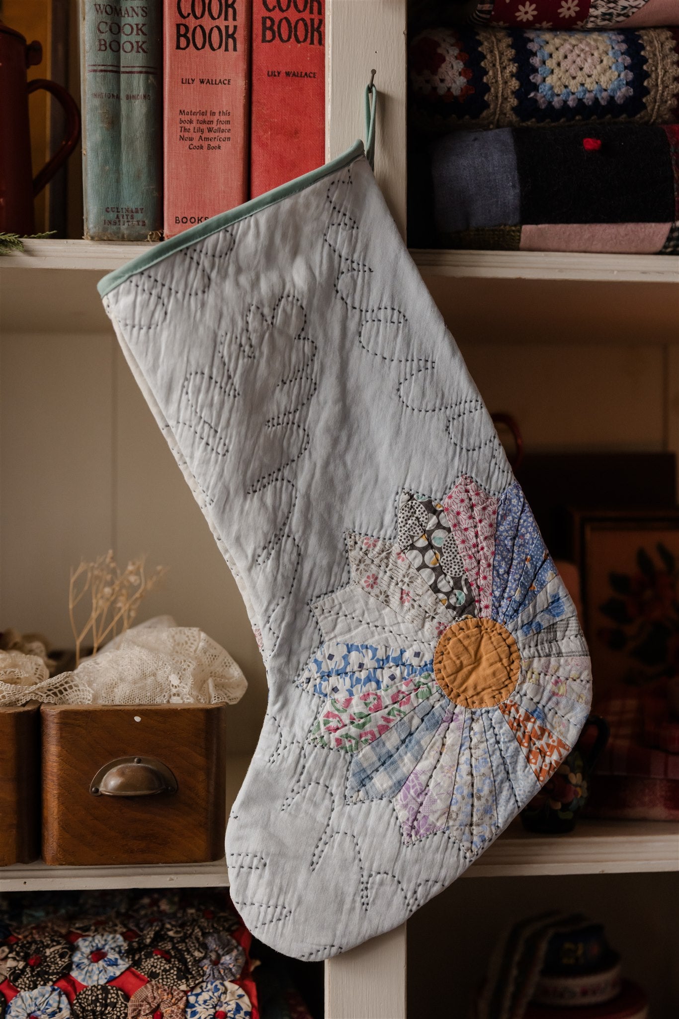 Heirloom Quilt Stocking