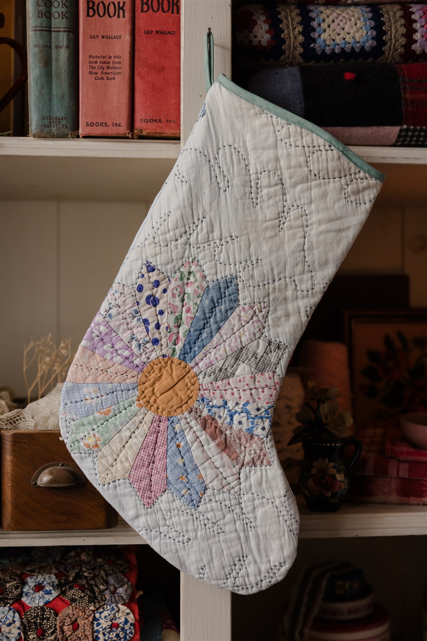 Heirloom Quilt Stocking