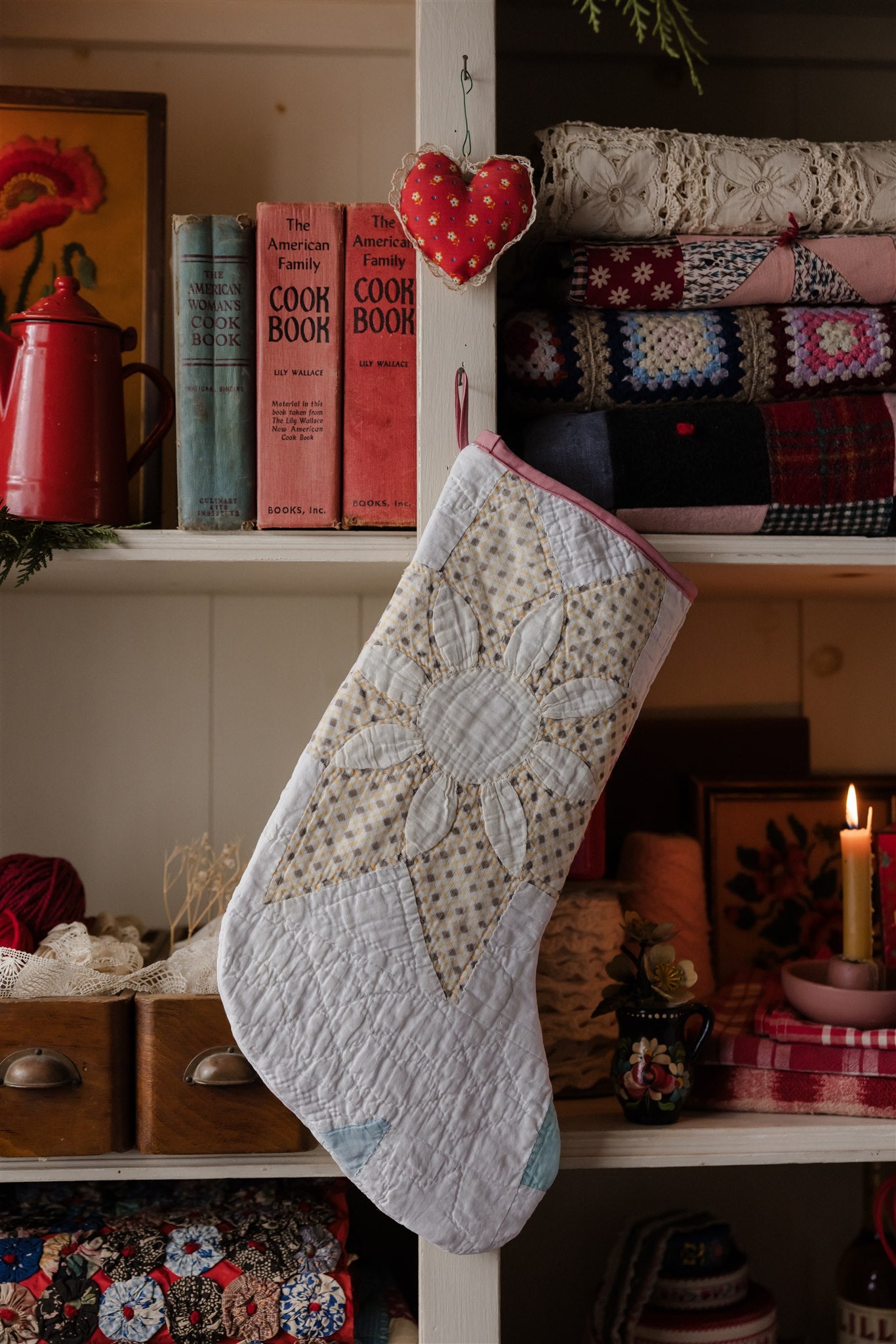 Heirloom Quilt Stocking