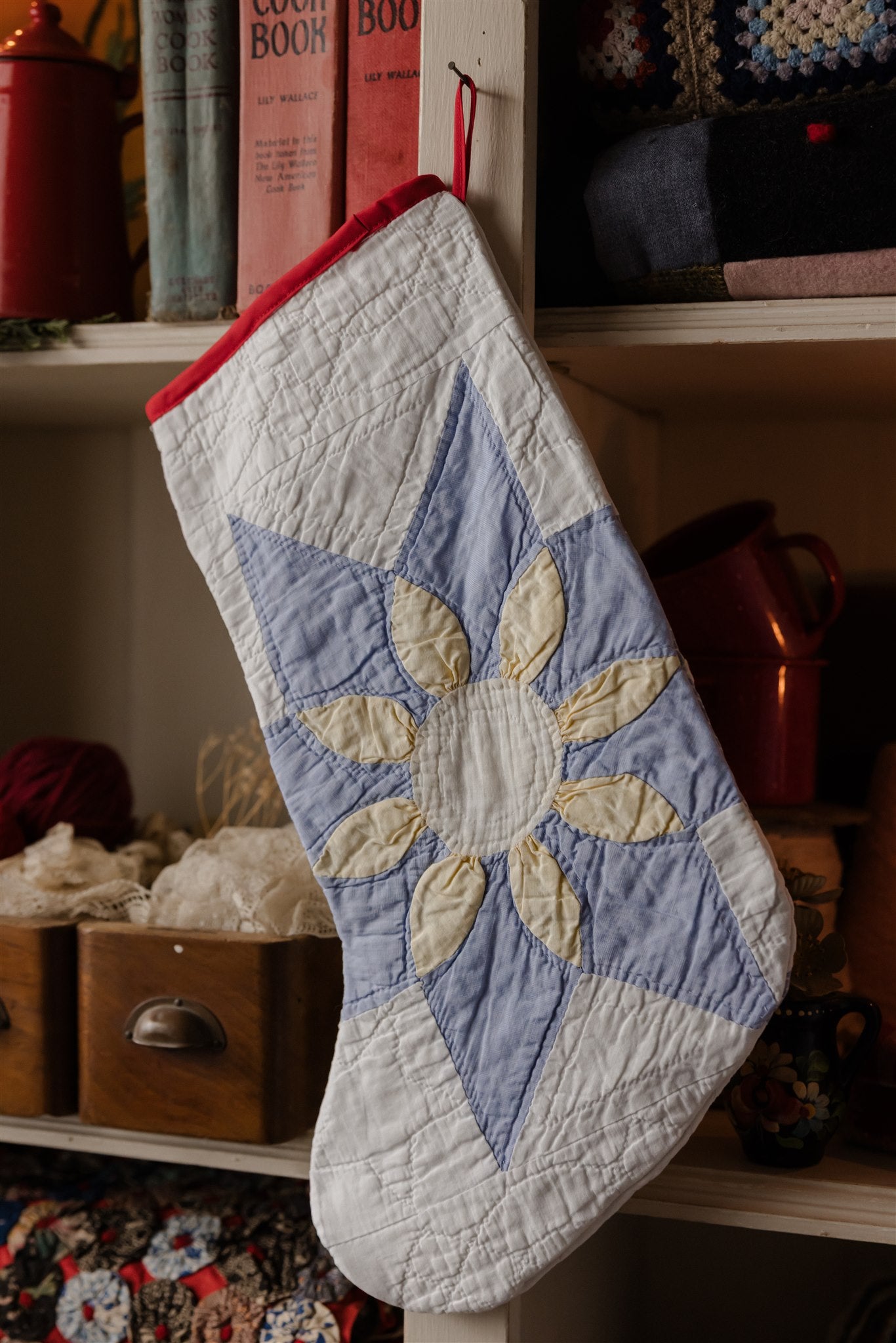 Heirloom Quilt Stocking