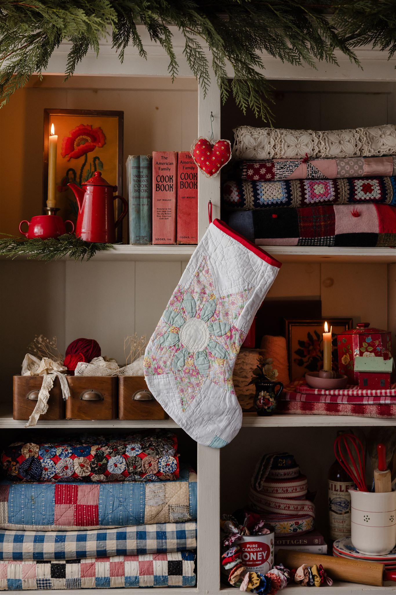 Heirloom Quilt Stocking