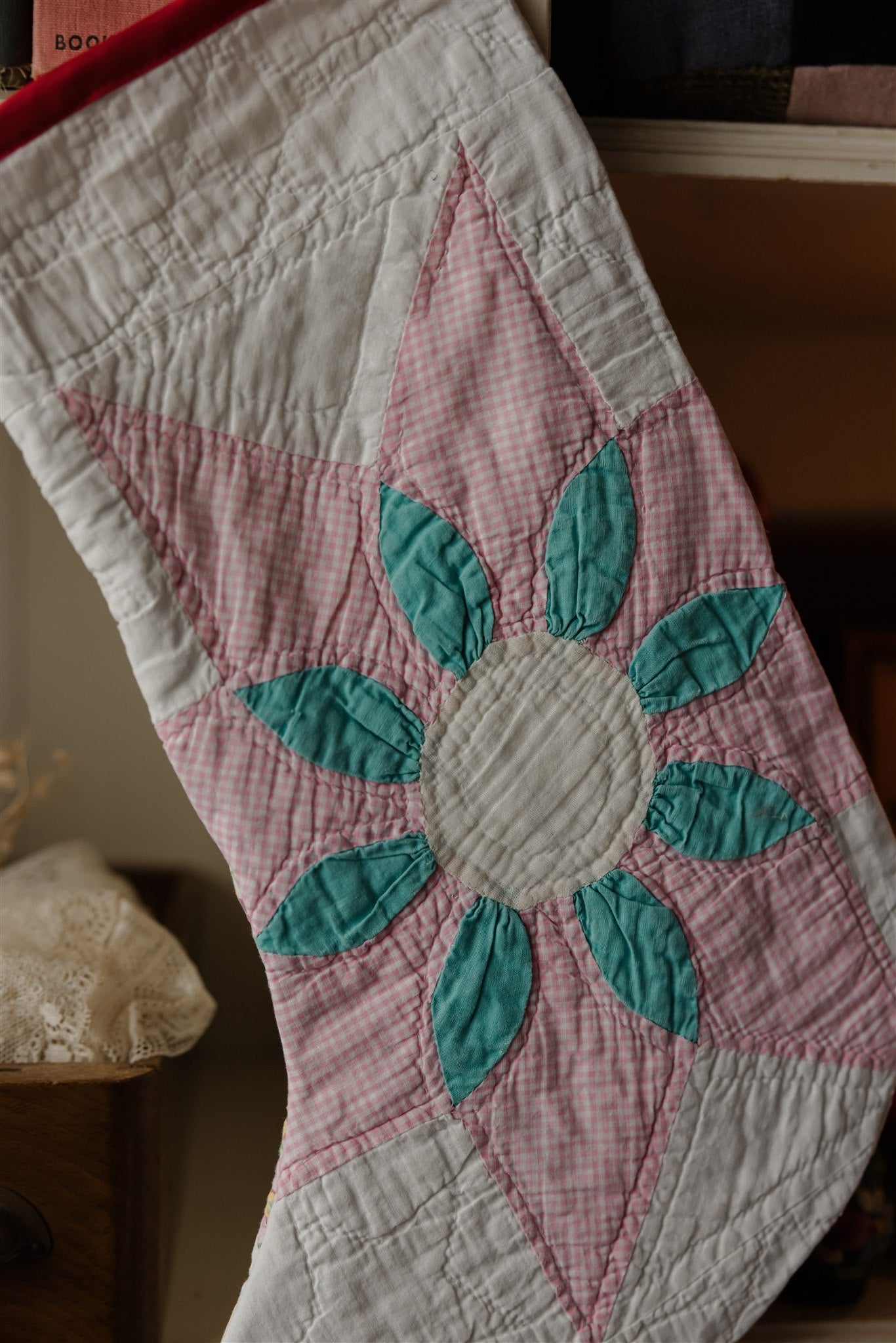 Heirloom Quilt Stocking