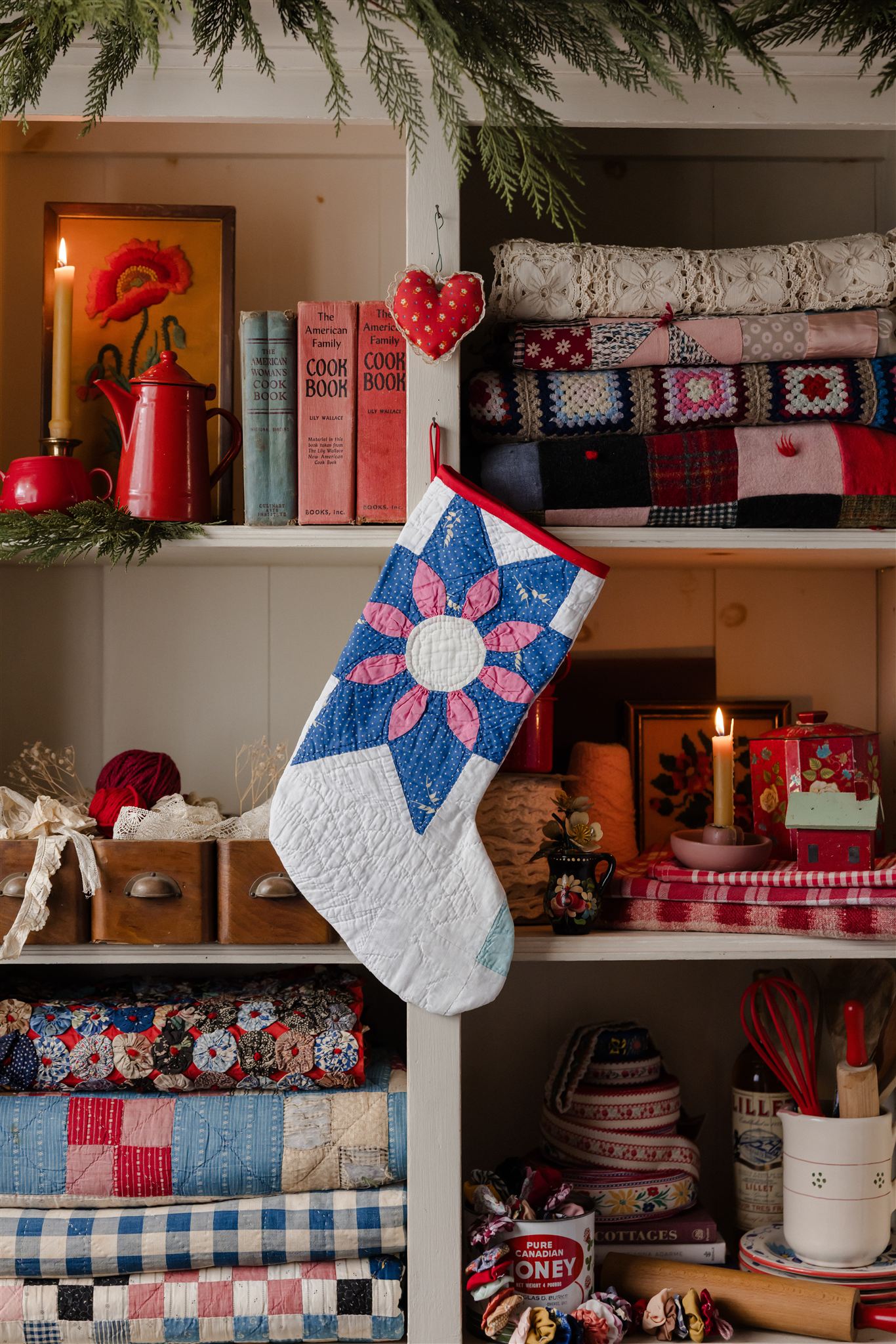 Heirloom Quilt Stocking