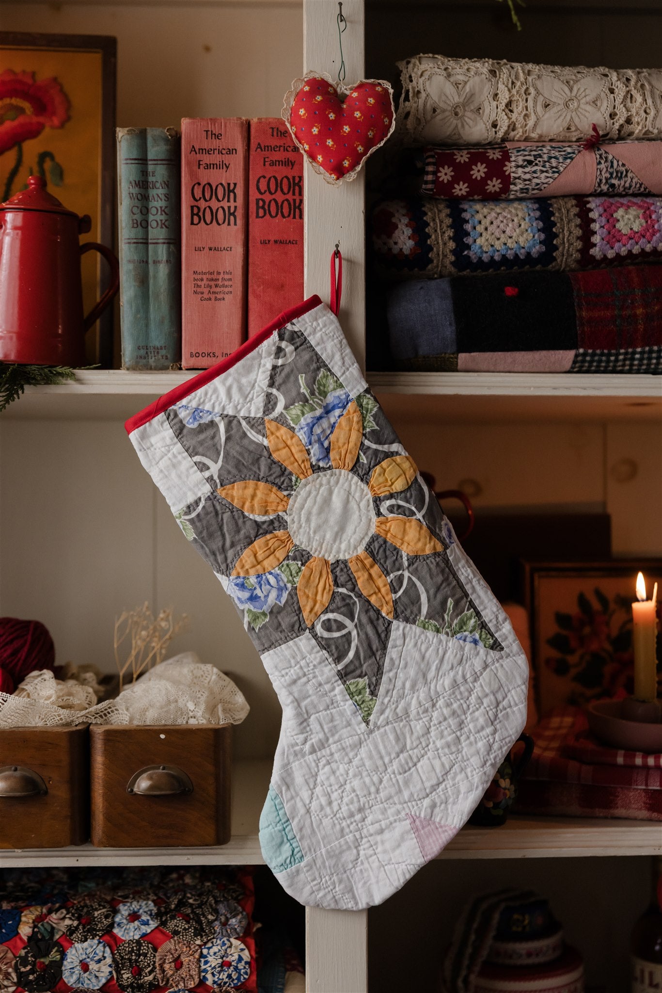 Heirloom Quilt Stocking