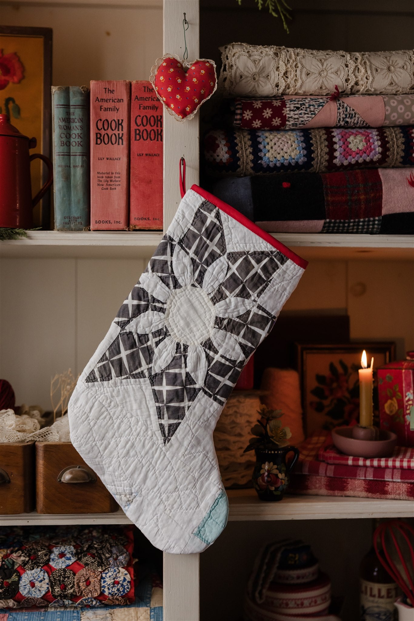 Heirloom Quilt Stocking