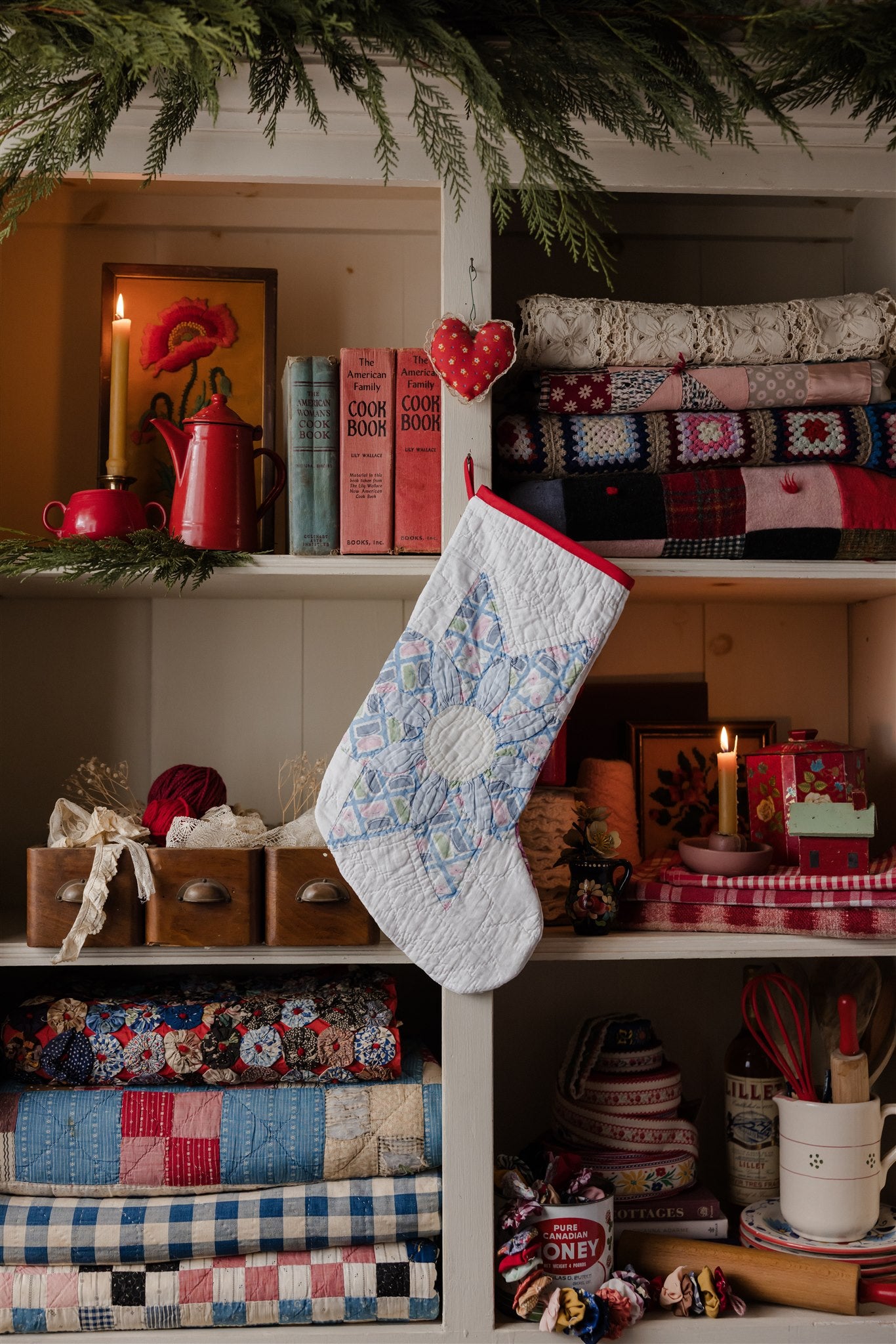 Heirloom Quilt Stocking