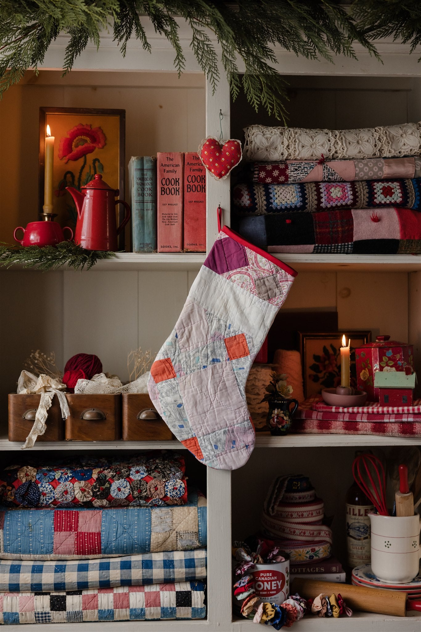 Heirloom Quilt Stocking