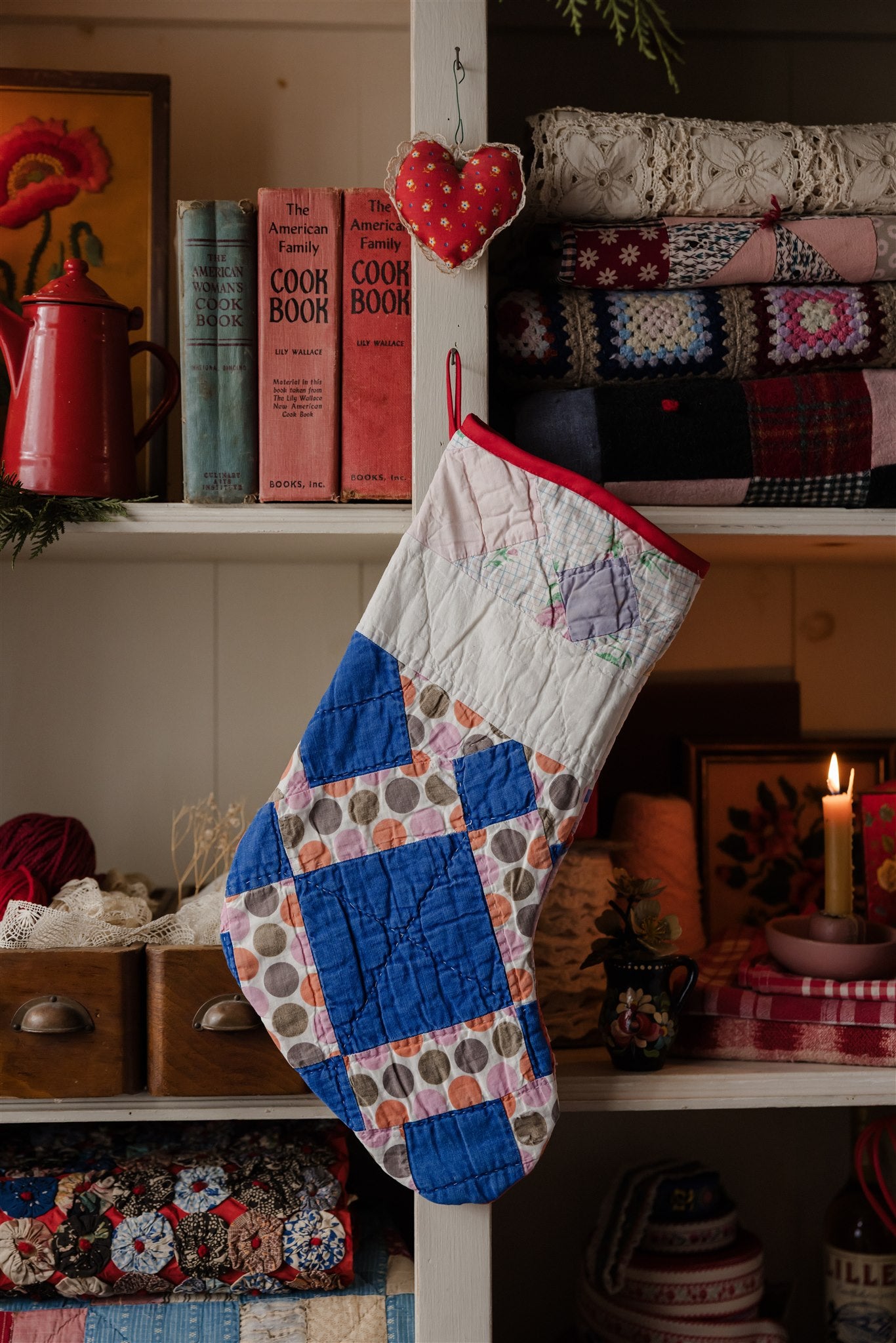 Heirloom Quilt Stocking