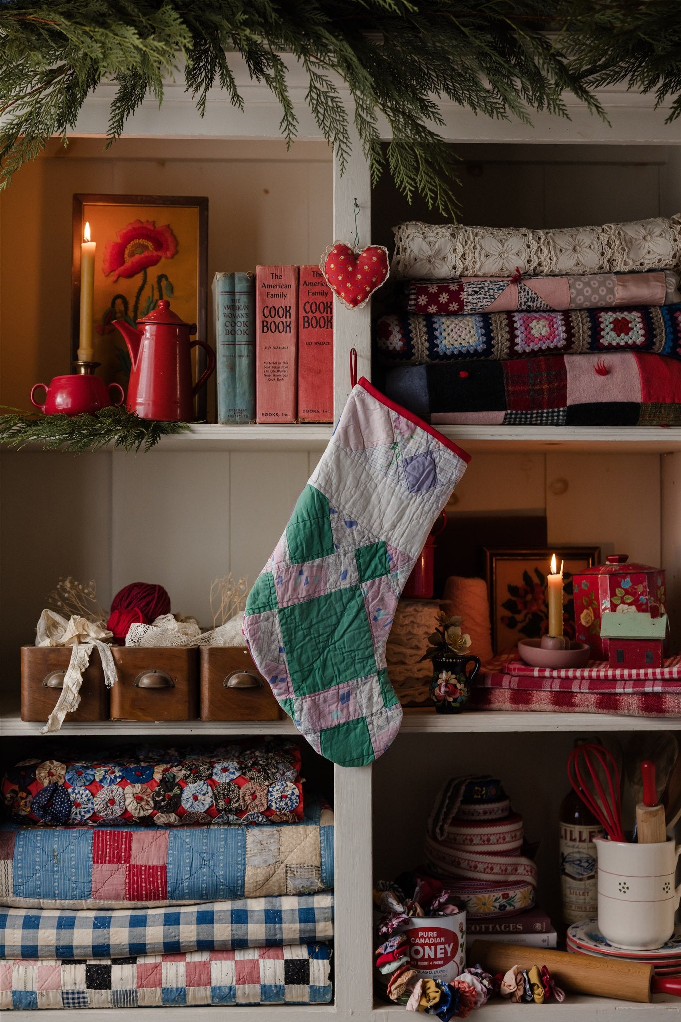 Heirloom Quilt Stocking