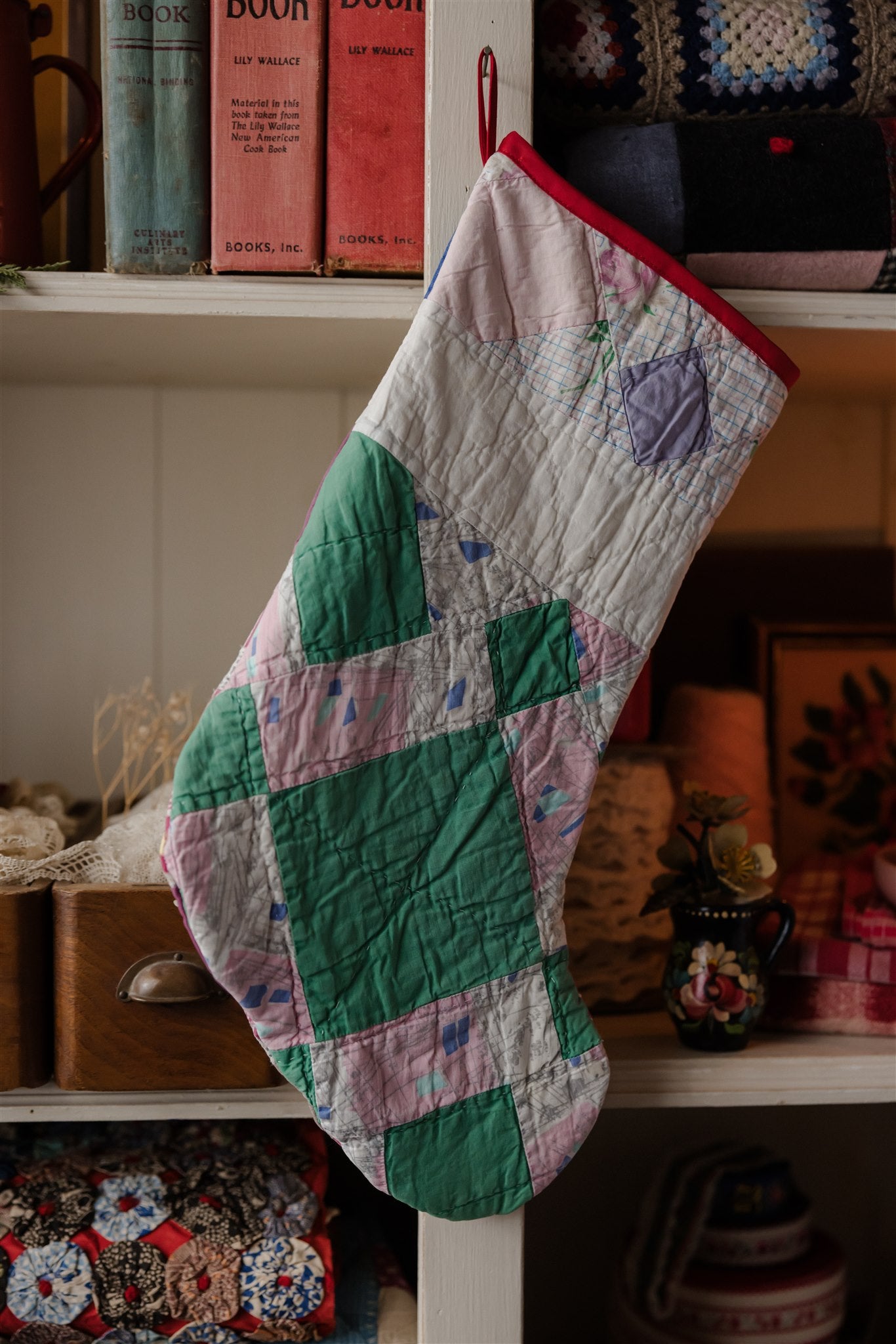 Heirloom Quilt Stocking