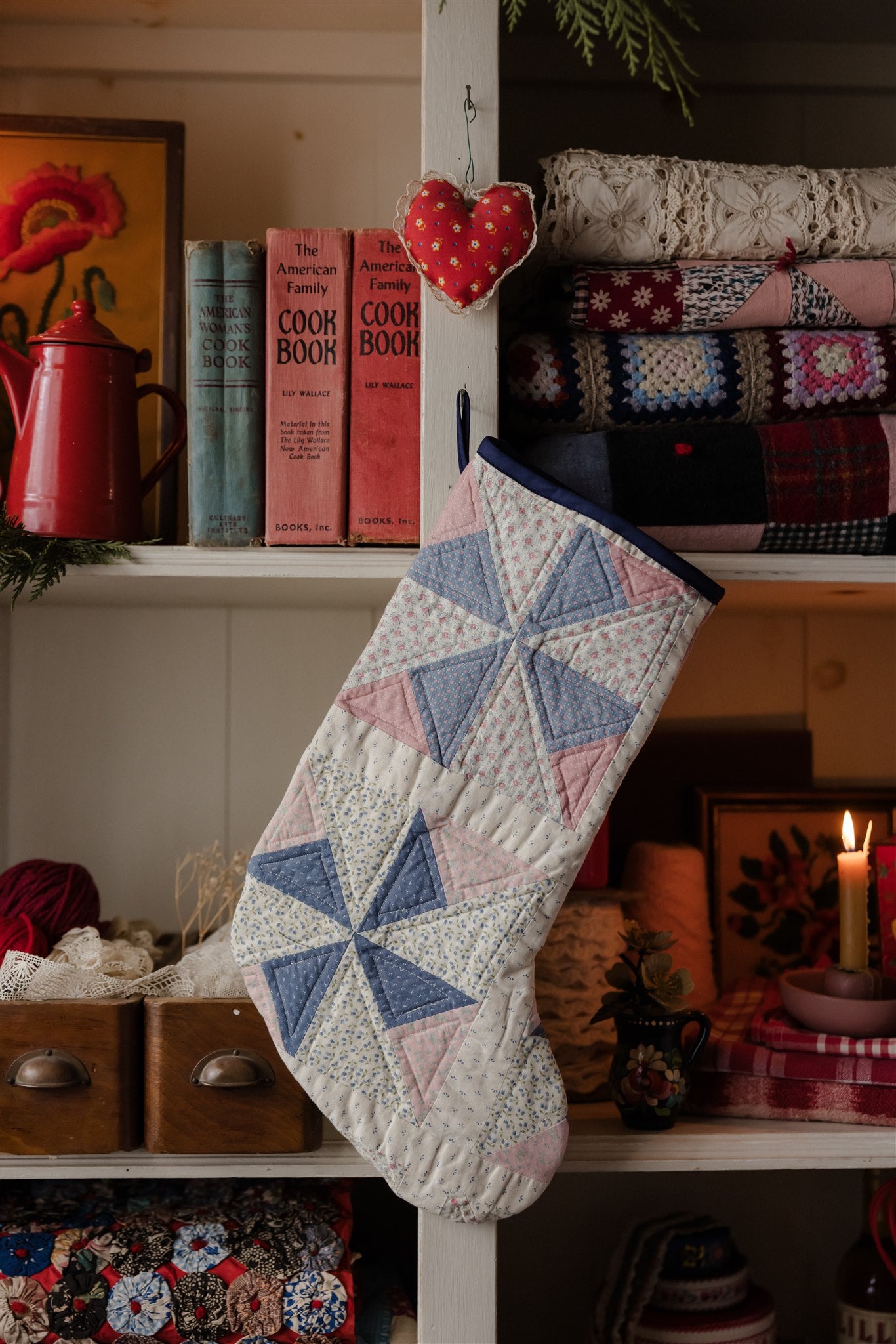Heirloom Quilt Stocking