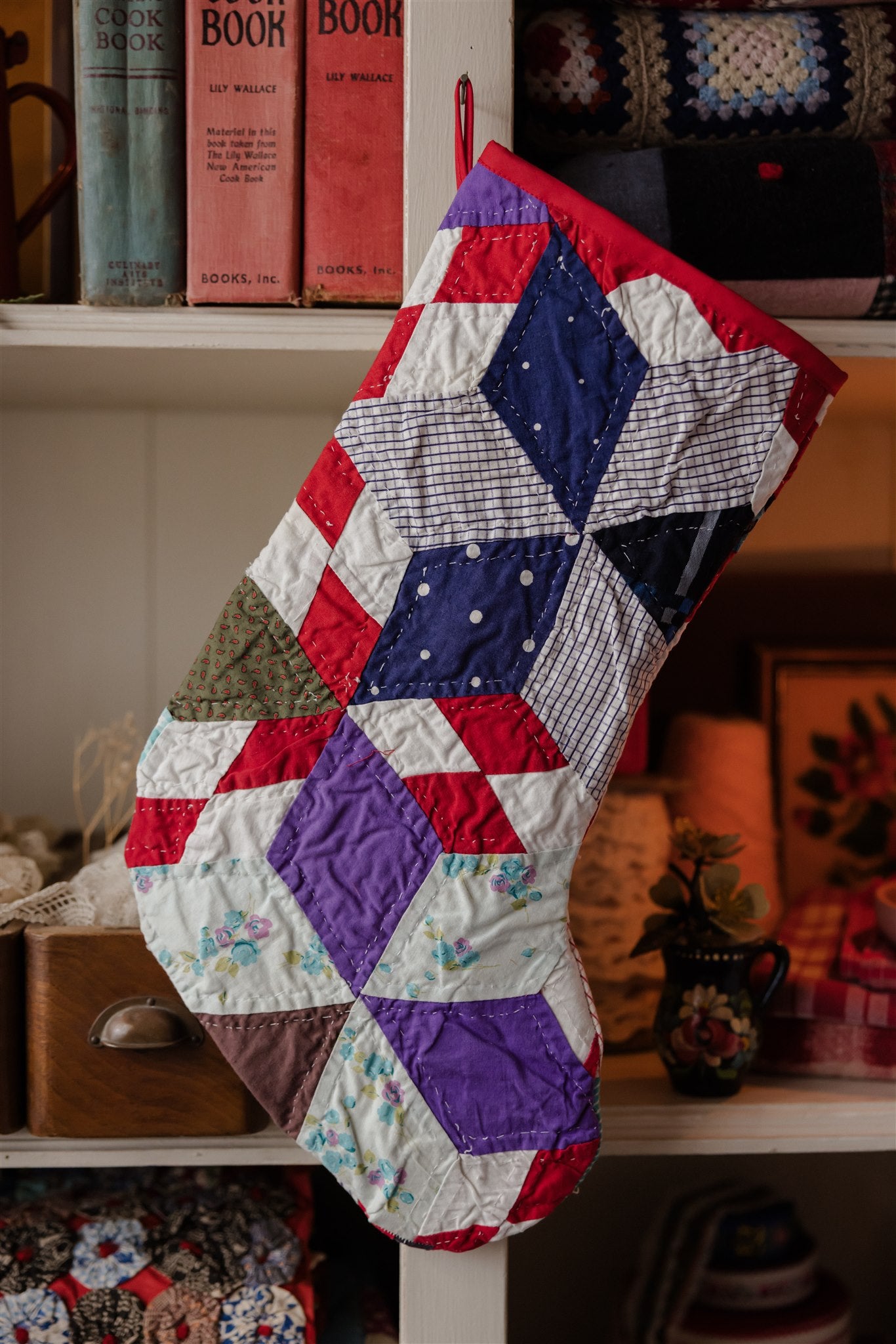 Heirloom Quilt Stocking