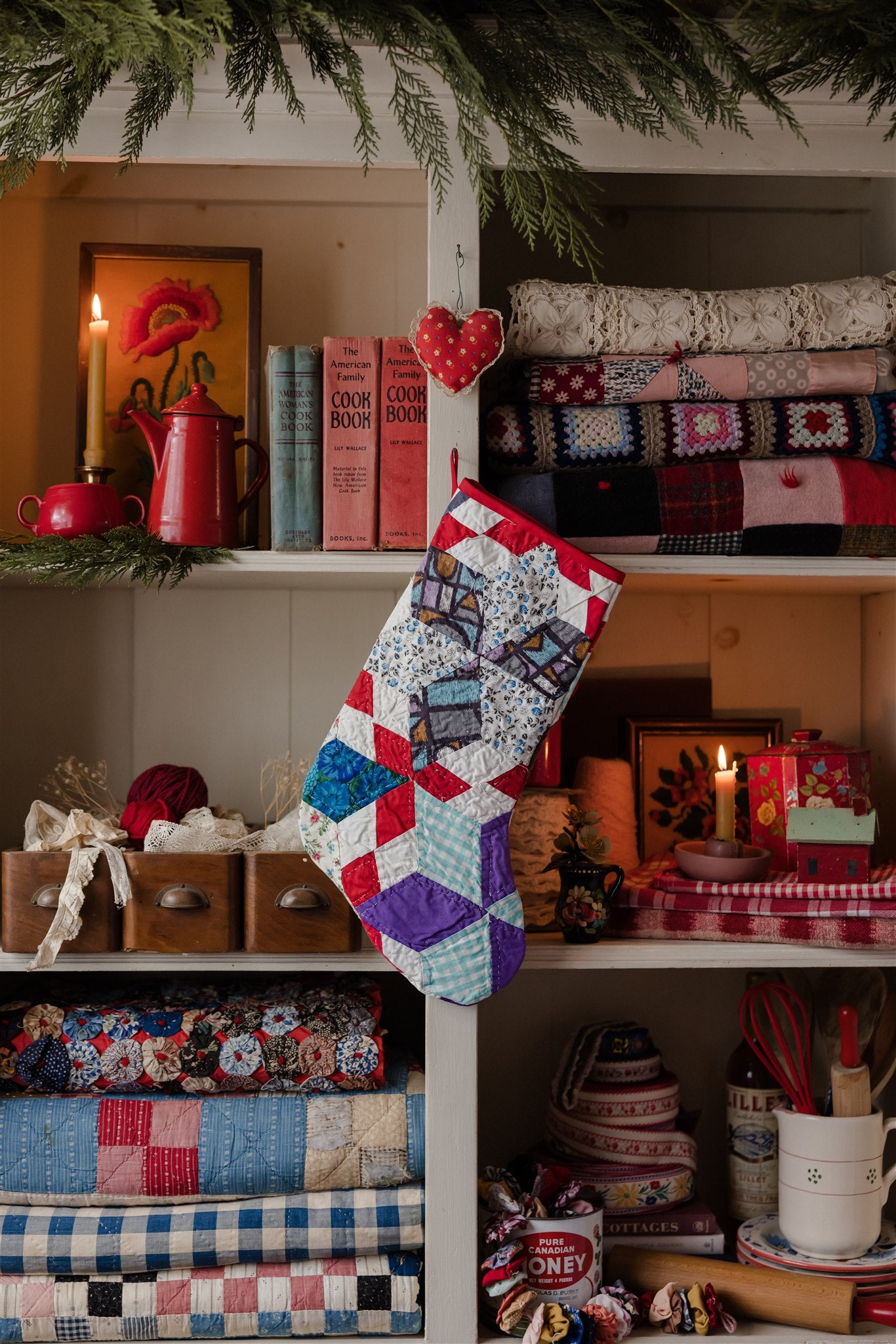 Heirloom Quilt Stocking