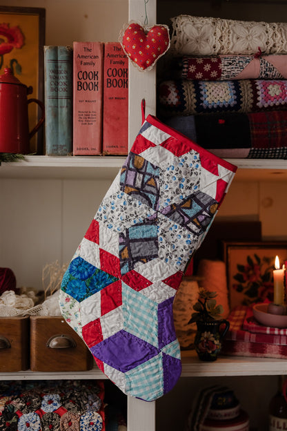 Heirloom Quilt Stocking