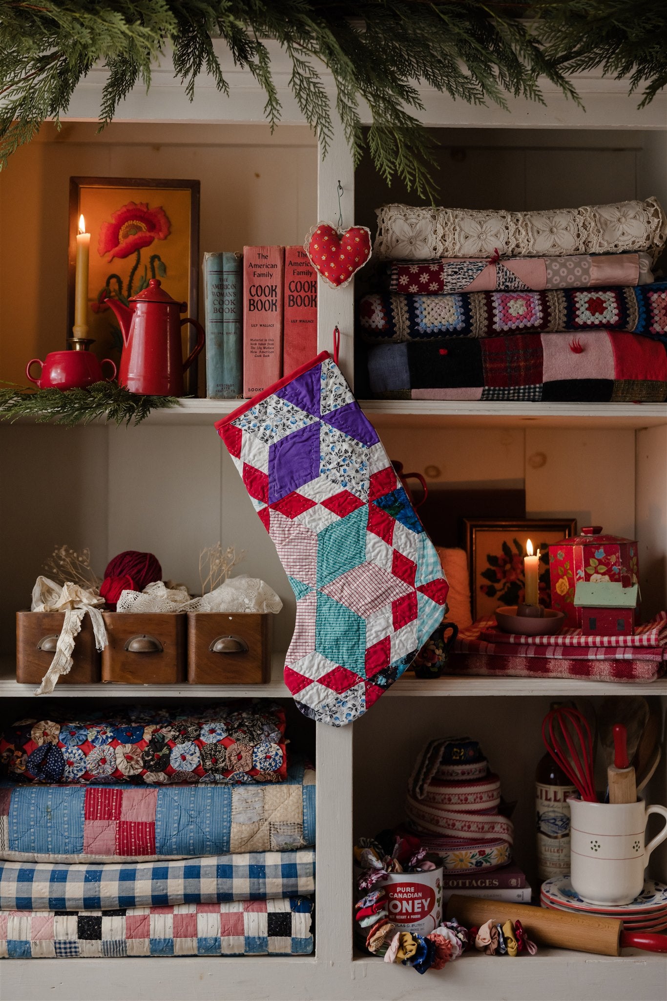 Heirloom Quilt Stocking