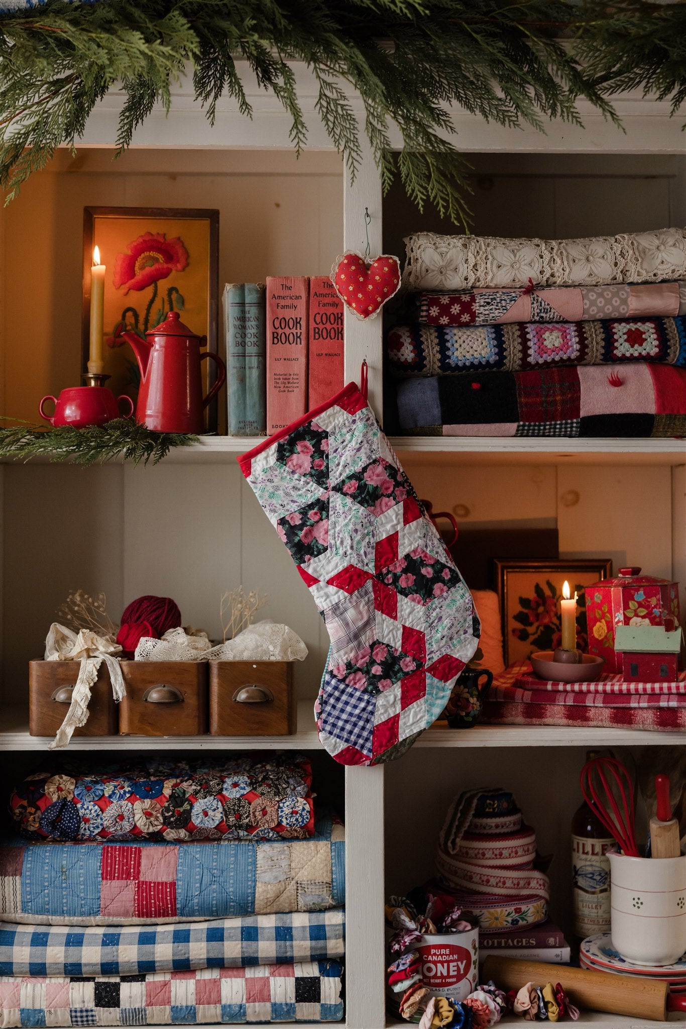 Heirloom Quilt Stocking